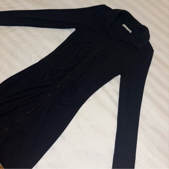 Abercrombie Ribbed Knit Shirt Dress - Tall - Picture 4 of 9